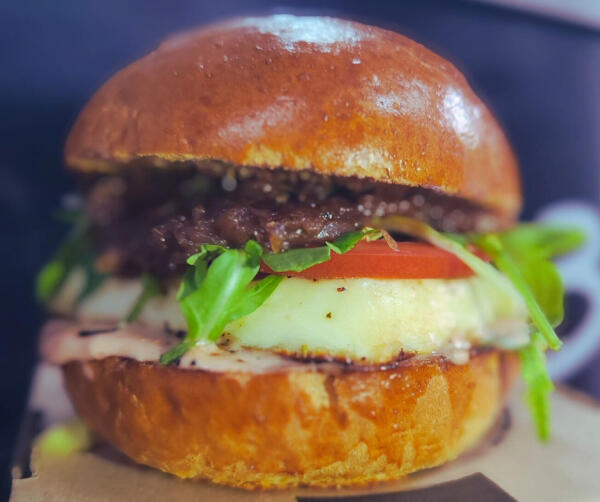 Obrázok jedla Halloumi Vegie Burger
