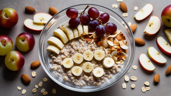 Obrázok jedla Overnight oats ARAŠIDOVÉ MASLO