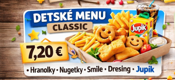 Obrázok jedla Detské menu CLASSIC