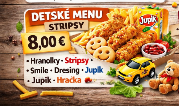 Obrázok jedla Detské menu JUNIOR