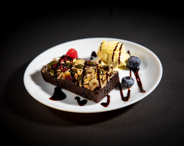 Obrázok jedla Brownies s vanilkovou zmrzlinou