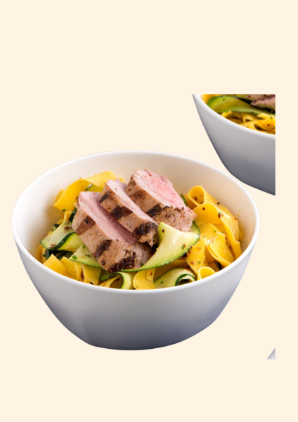 Obrázok jedla Pappardelle s krémom z pečenej tekvice a bravčovou panenkou