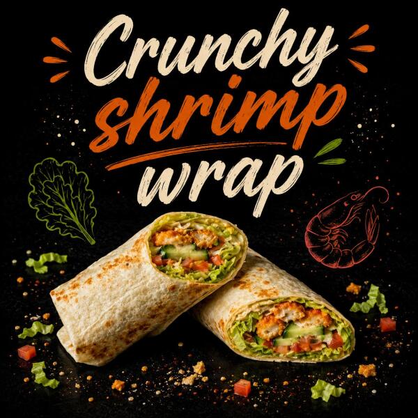 Obrázok jedla Crunchy Shrimp Wrap