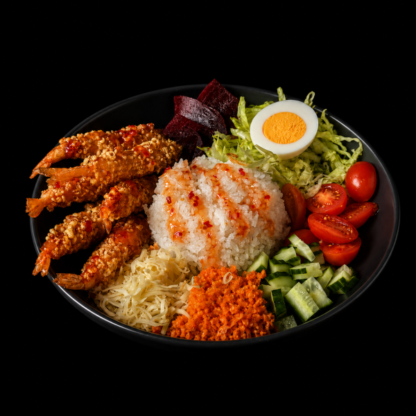 Obrázok jedla Crispy Sweet Chilli Krevety Bowl