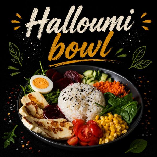 Obrázok jedla Halloumi Bowl