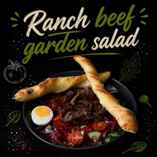 Obrázok jedla Ranch Beef Garden Salat