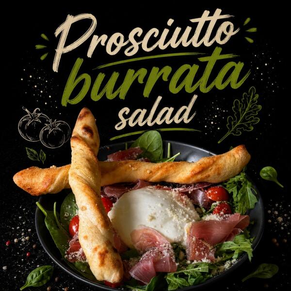Obrázok jedla Prosciutto Burrata Salad