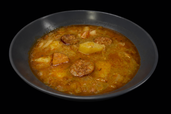 Obrázok jedla Domáca kelová polievka s klobásou