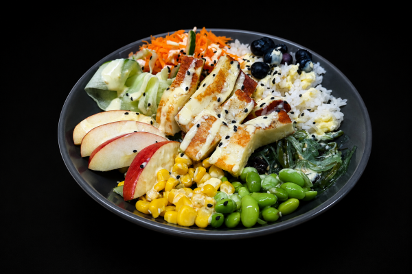 Obrázok jedla Fresh Halloumi poke bowl
