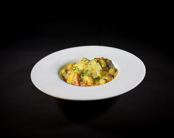 Obrázok jedla Gnocchi pancetta e cipolla