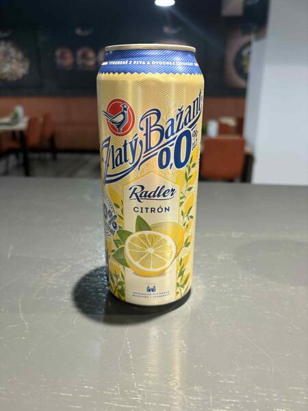 Obrázok jedla Zlatý bažant Radler nealko 0.5l