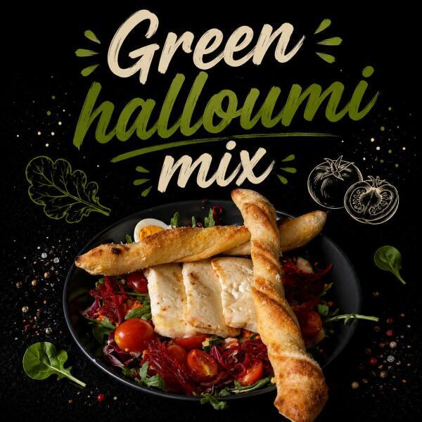 Obrázok jedla Green Halloumi Mix