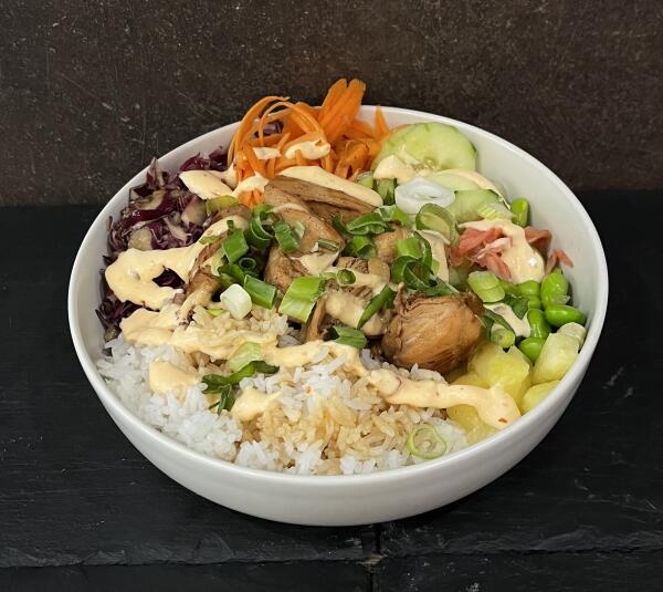 Obrázok jedla Chicken hawaii poke bowl