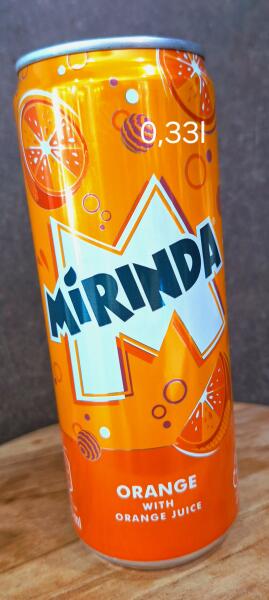 Obrázok jedla Mirinda plech 0,33l