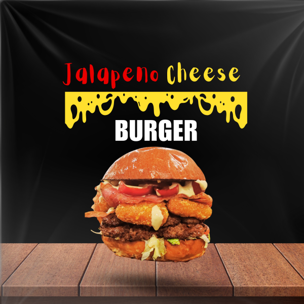 Obrázok jedla Cheese Jalapeno burger