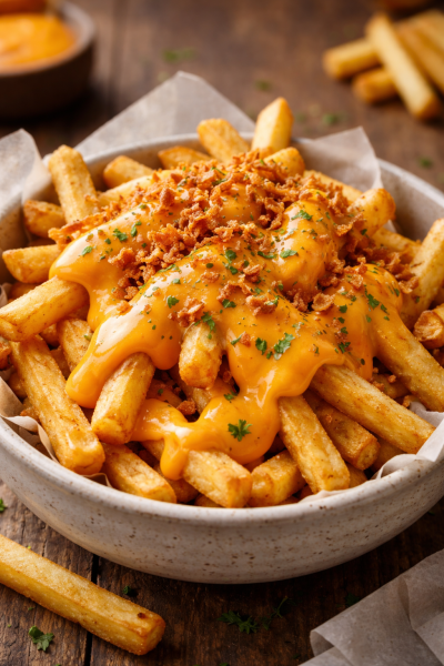 Obrázok jedla Chedar fries box