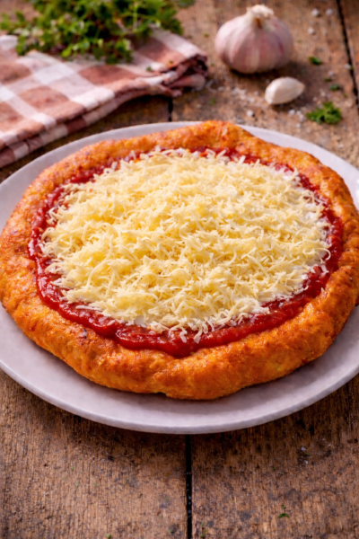 Obrázok jedla Langoš s kečupom a syrom